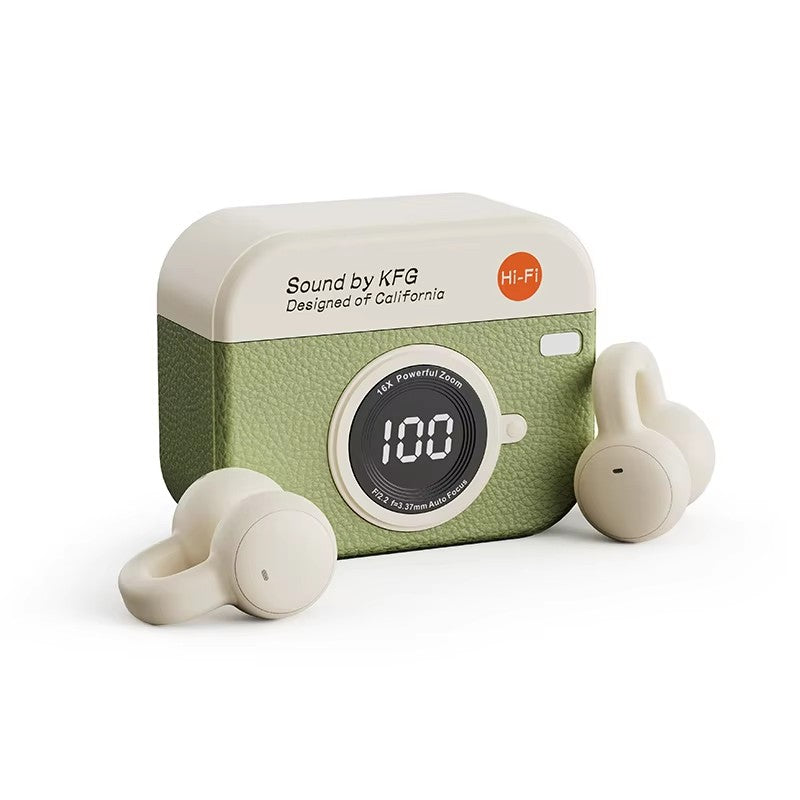 📸 Auriculares RetroCam – Sonido Hi-Fi con Estilo Único 🎧✨