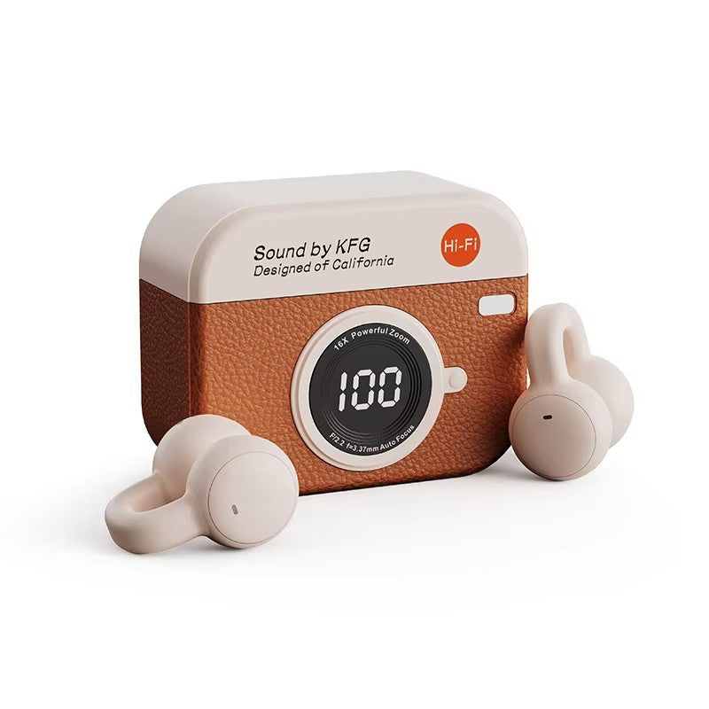 📸 Auriculares RetroCam – Sonido Hi-Fi con Estilo Único 🎧✨