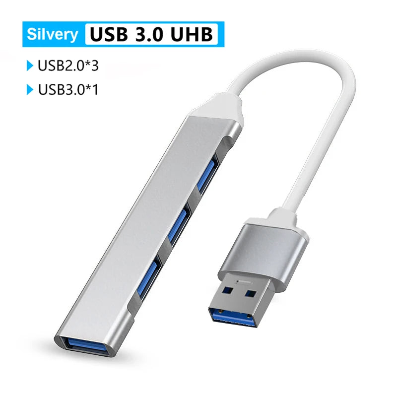 🔌 PUERTO USB 4 EN 1 – Conexión Rápida y Práctica ⚡💻